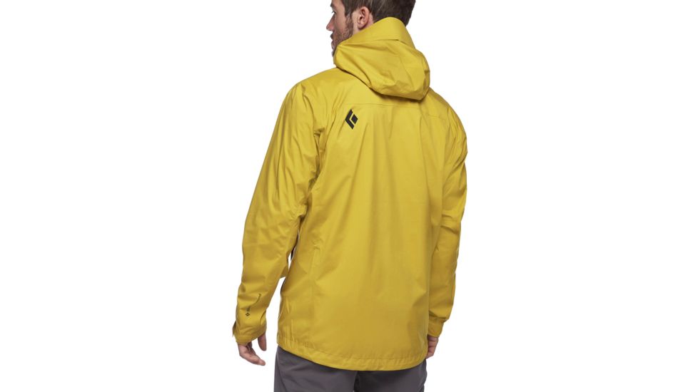 Black Diamond StormLine Stretch Rain Shell - Mens, Sulphur, Extra Small, APCDT07006XSM1
