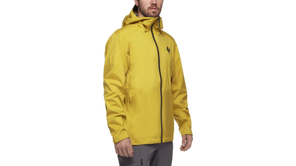 Black Diamond StormLine Stretch Rain Shell - Mens, Sulphur, Extra Small, APCDT07006XSM1