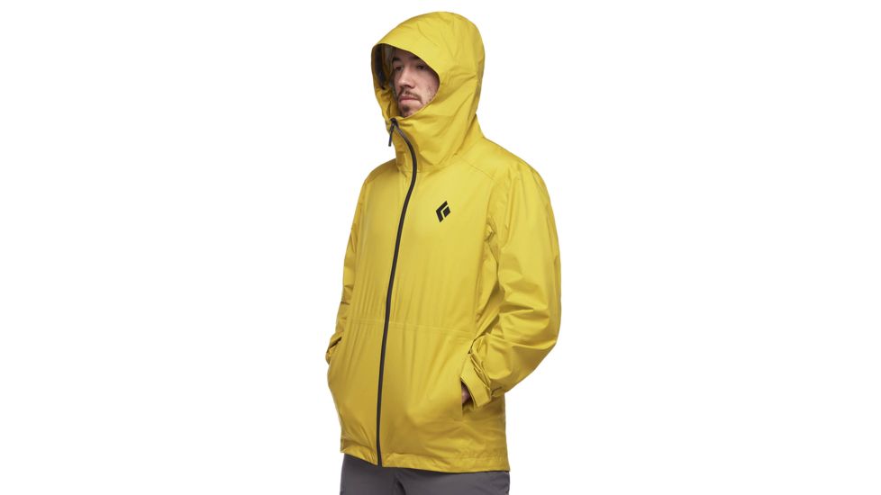 Black Diamond StormLine Stretch Rain Shell - Mens, Sulphur, Extra Small, APCDT07006XSM1