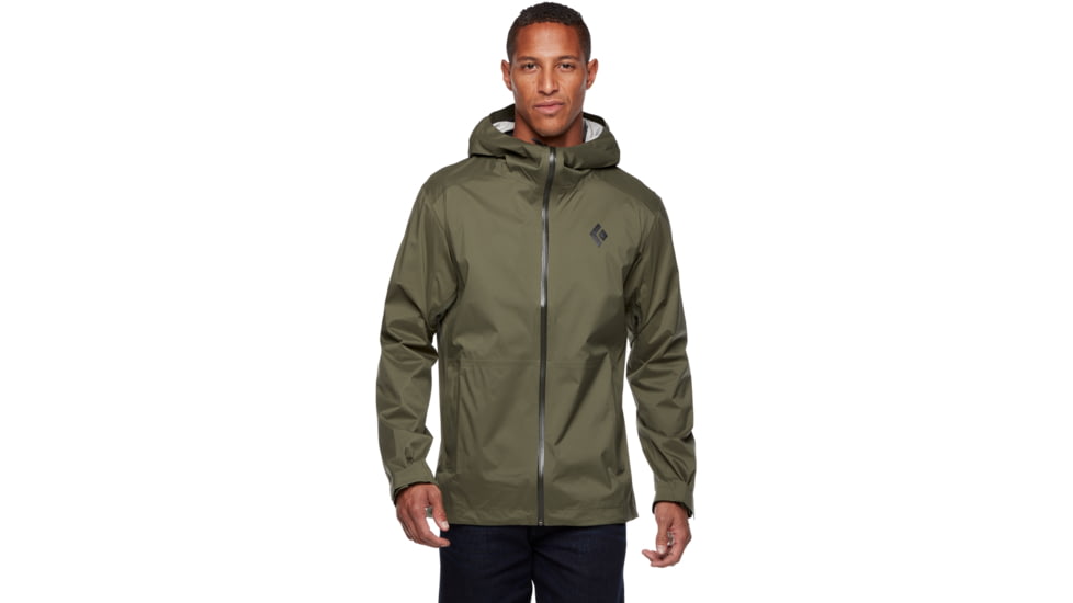 Black Diamond Stormline Stretch Rain Shell - Mens, Tundra, Small, APCDT03010SML1