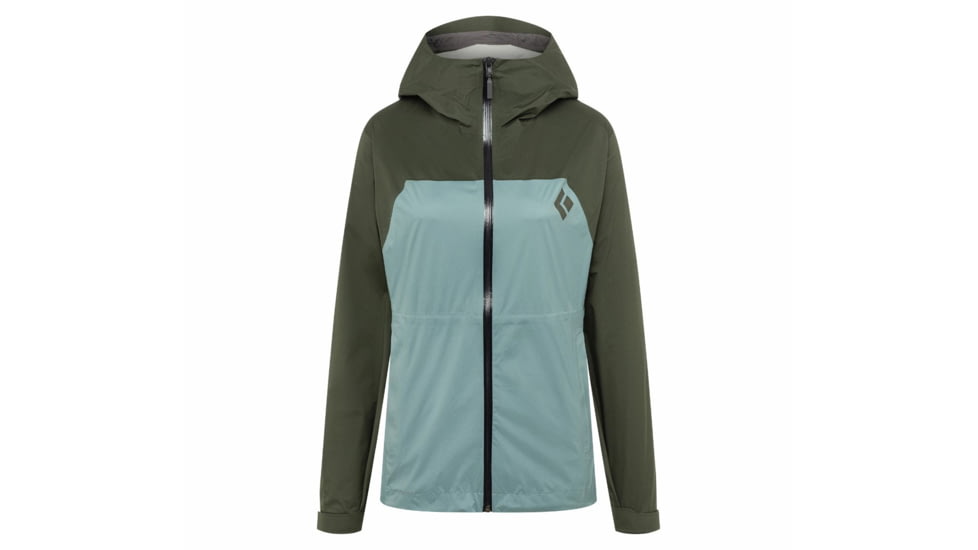 Black Diamond Stormline Stretch Rain Shell - Womens, Cypress/Storm Blue, Extra Small, APM6979159XSM1