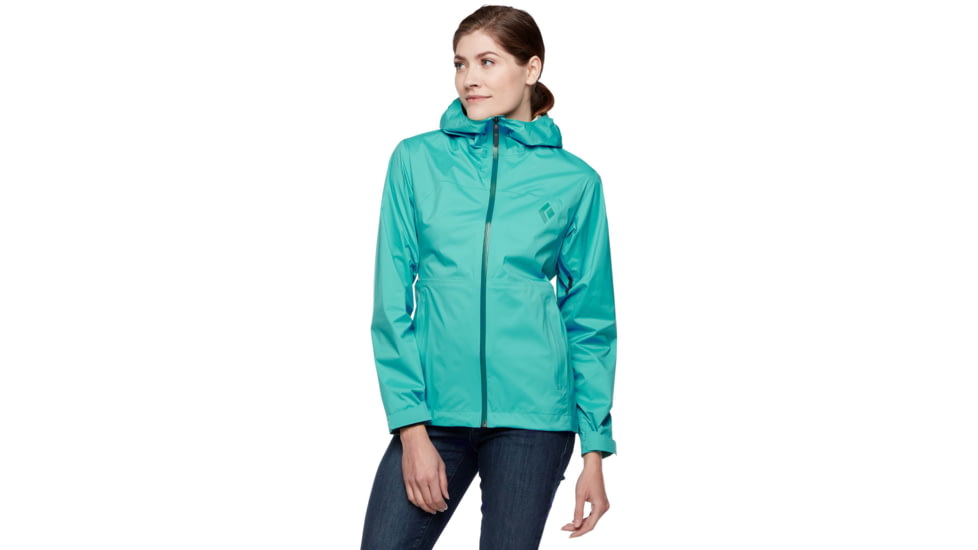 Black Diamond StormLine Stretch Rain Shell - Womens, Dark Patina, Medium, APM6974050MED1