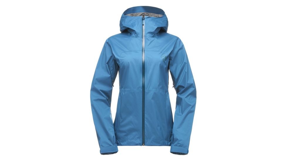 Black Diamond StormLine Stretch Shell Jackets - Womens, Aegean, Large, APM697423LRG1