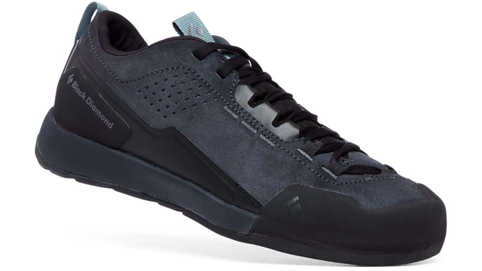 Black Diamond Technician Leather Approach Shoes - Womens, Asphalt/Goblin Blue, 8.5, BD58002393500851