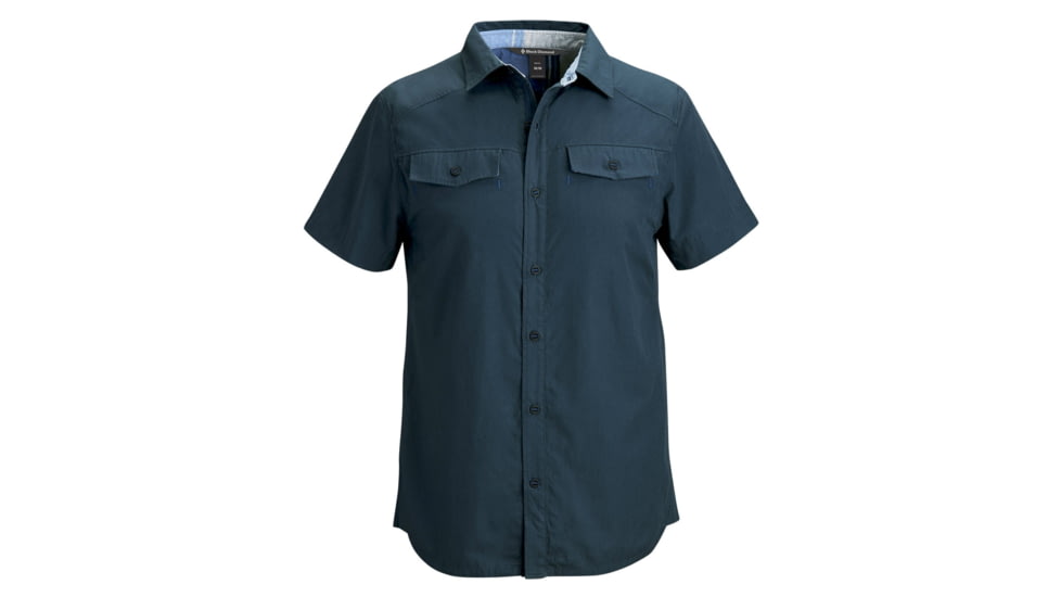 Black Diamond Technician Short Sleeve Shirt - Men's-Admiral-Small