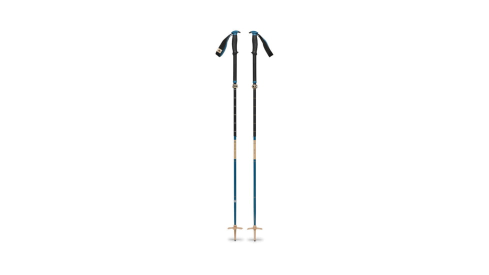 Black Diamond Traverse Compactor Ski Poles, Creek Blue, 125 cm, BD11161340641251