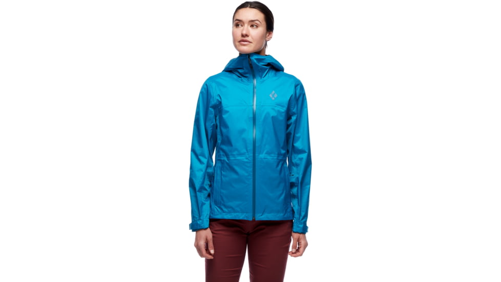 Black Diamond Treeline Rain Shell - Womens, Azul, Extra Small, AP7450094004XSM1
