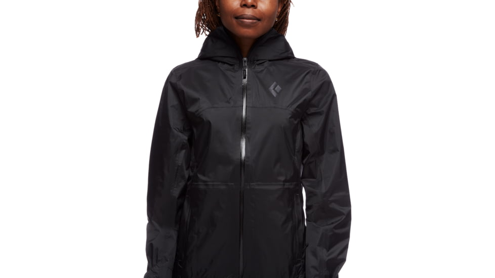 Black Diamond Treeline Rain Shell - Womens, Black, Large, AP7450090002LRG1