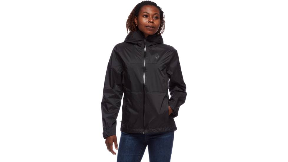Black Diamond Treeline Rain Shell - Womens, Black, Large, AP7450090002LRG1