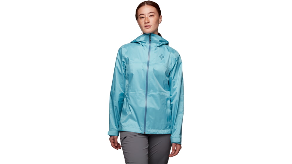 Black Diamond Treeline Rain Shell - Womens, Coastal Blue, Large, AP7450094054LRG1
