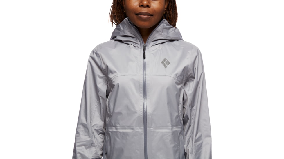 Black Diamond Treeline Rain Shell - Womens, Pewter, Extra Large, AP7450091016XLG1