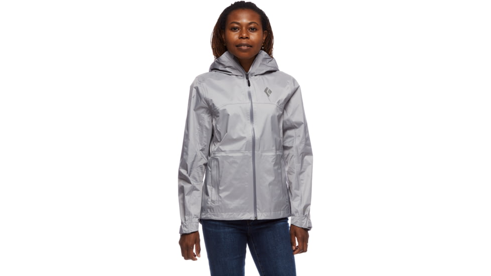 Black Diamond Treeline Rain Shell - Womens, Pewter, Extra Large, AP7450091016XLG1