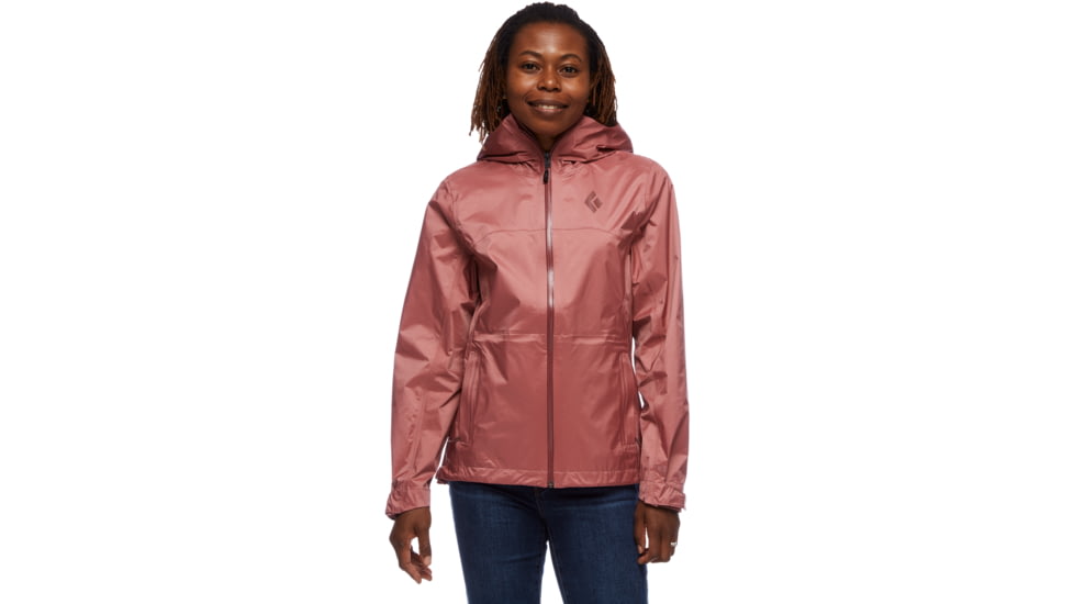 Black Diamond Treeline Rain Shell - Womens, Rosewood, Extra Small, AP7450096027XSM1