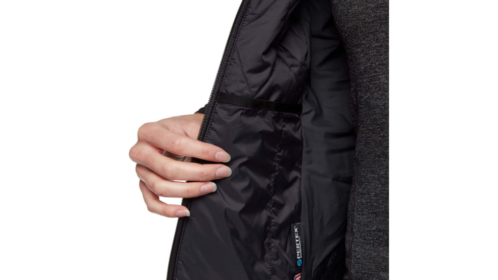 Black Diamond Vision Hybrid Hoody - Womens, Black, Small, AP7440460002SML1