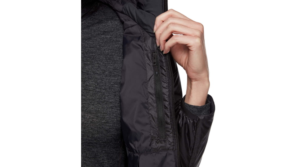 Black Diamond Vision Hybrid Hoody - Womens, Black, Small, AP7440460002SML1