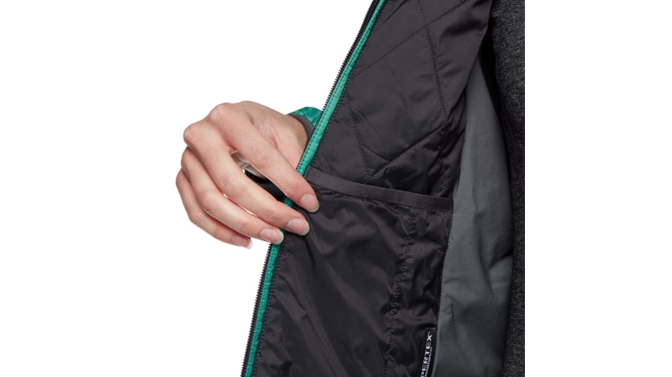 Black Diamond Vision Hybrid Hoody - Womens, Dark Patina, Small, AP7440464050SML1
