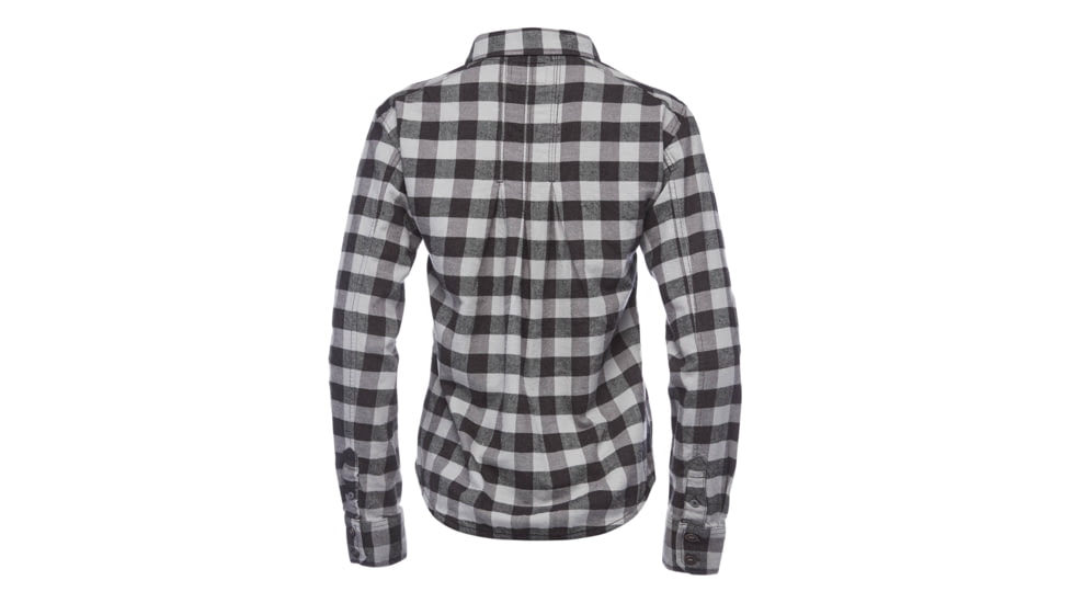 Black Diamond W Spotter Ls Flannel Shirt - Womens, Limestone-Ash Plaid, Medium, AP7530409089MED1