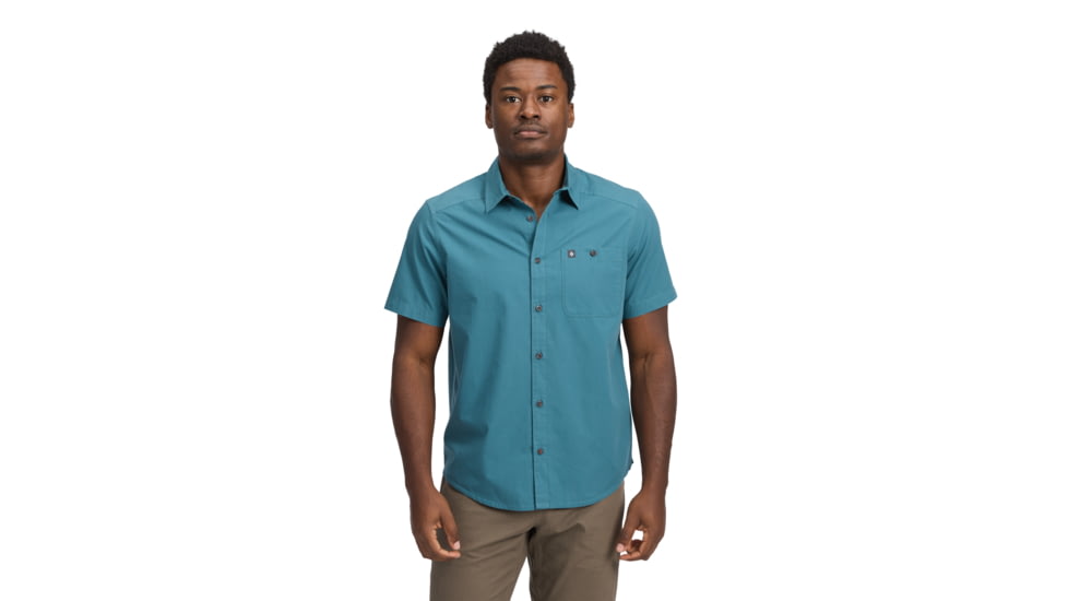 Black Diamond Wingate Short Sleeve Shirt - Mens, Creek Blue, Medium, AP7530114064MED1