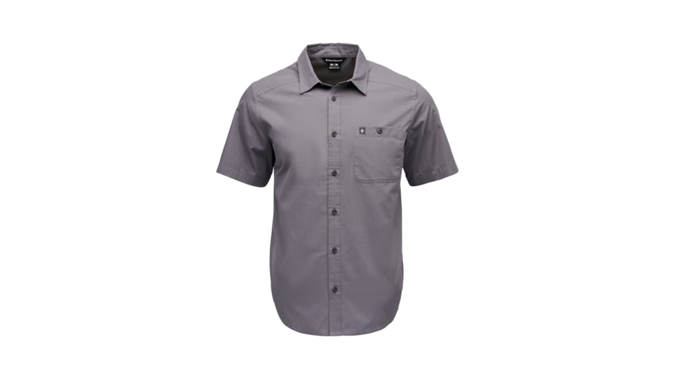 Black Diamond Wingate Short Sleeve Shirt - Mens, Steel Grey, Small, AP7530110034SML1