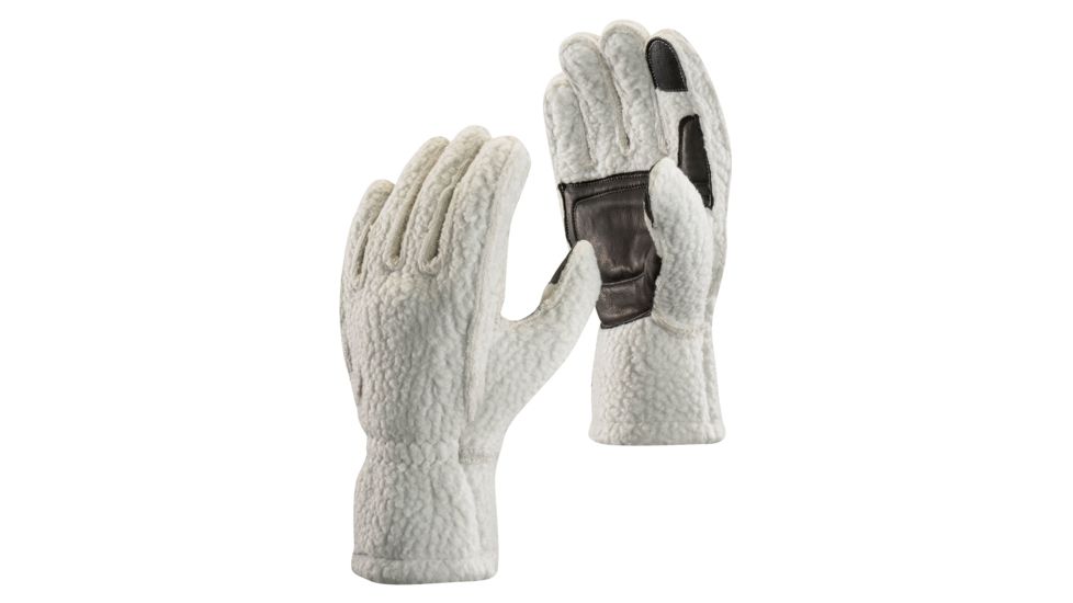 Black Diamond YetiWeight Fleece Gloves, Aluminum, Large, BD801030ALUMLG-1