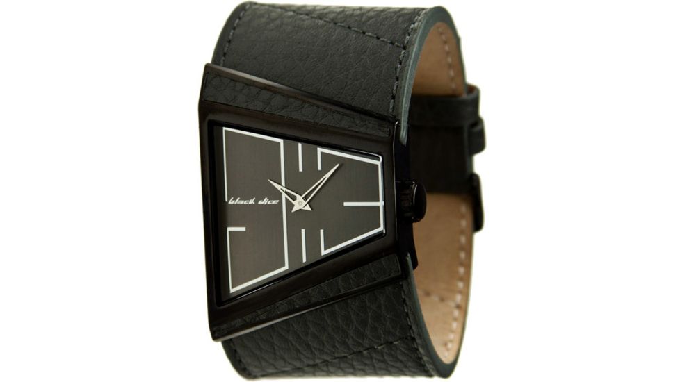 Black Dice Hustle Men's Watch - Black Dial, Black Strap, Black Case BLABD-003-06