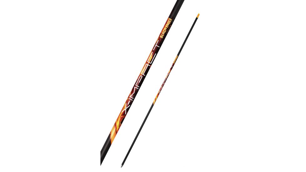 Black Eagle Arrows X-Impact Shafts - .001in Dozen - 350, Black, Orange, White, 350 Spine XIMPACT-SHAFTS-0004