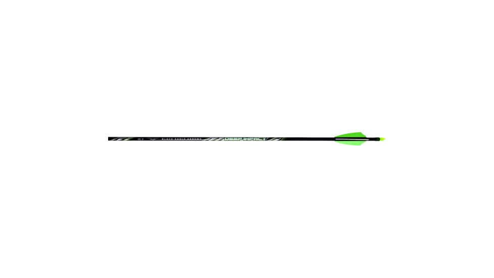 Black Eagle Deep Impact Arrows .001 300 2.5 in. Shield Cut, 6 Pack, 1005998