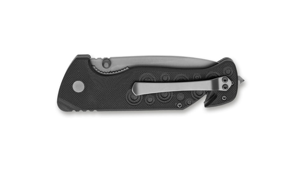 Black Fox Action Knife, Black, Small, 01FX817