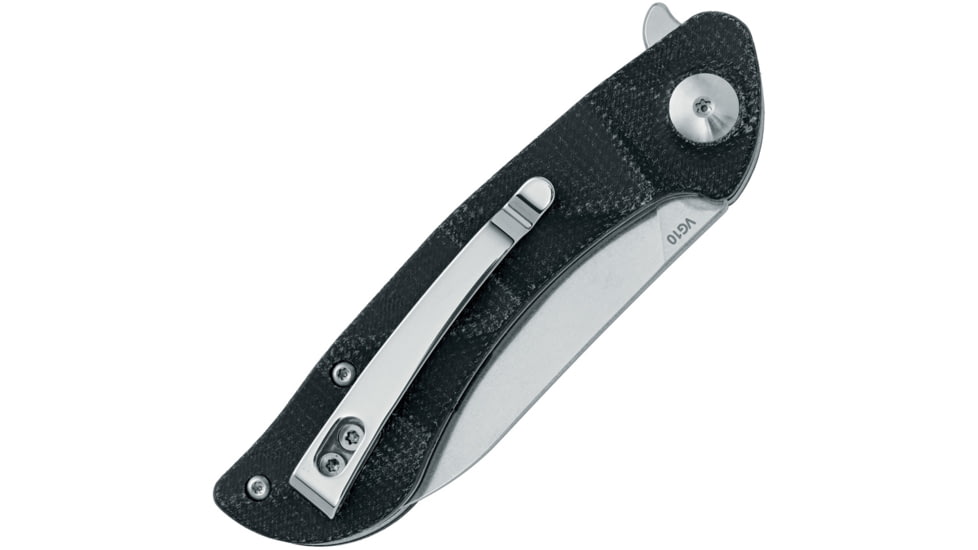 Black Fox Dripper Linerlock Black Mic, BF771MB