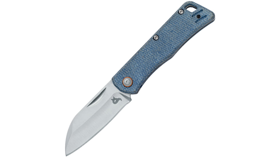 Black Fox Teeny Linerlock Blue Micarta, BF785MIBL