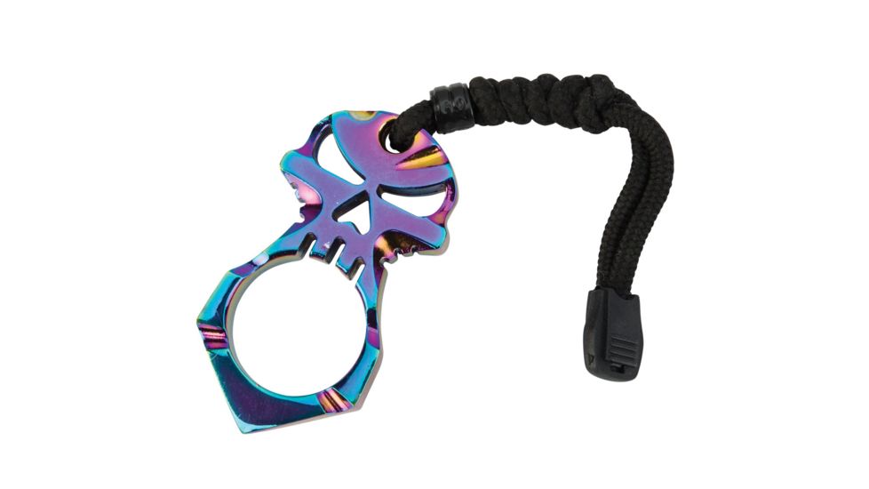 Black Legion Skull Kubaton Point Rainbow,2.75x1.5in BV297