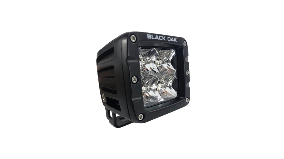 Black Oak LED Pro Series 2in LED Flood Pod Light, Black, 2F-POD10CR