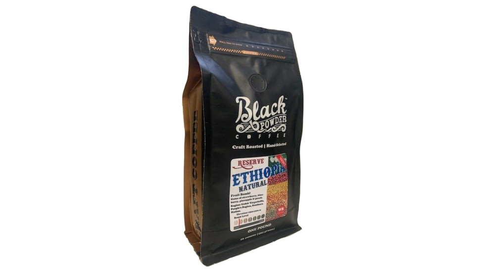 Black Powder Coffee Ethiopian Gadeb Yirgacheffe Natural Naturally Grown Reserve Light Roast Roasters Pick by Black Powder Coffee, carro-2357834