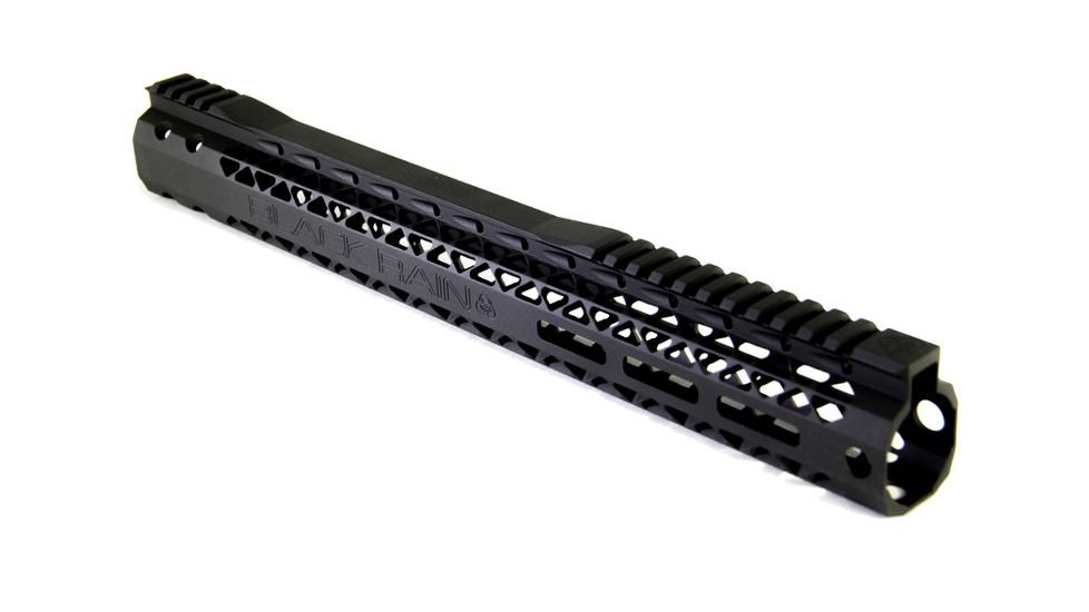 Black Rain Ordnance 15in Slim Handguard 5.56, Black, BRO-SLM-15