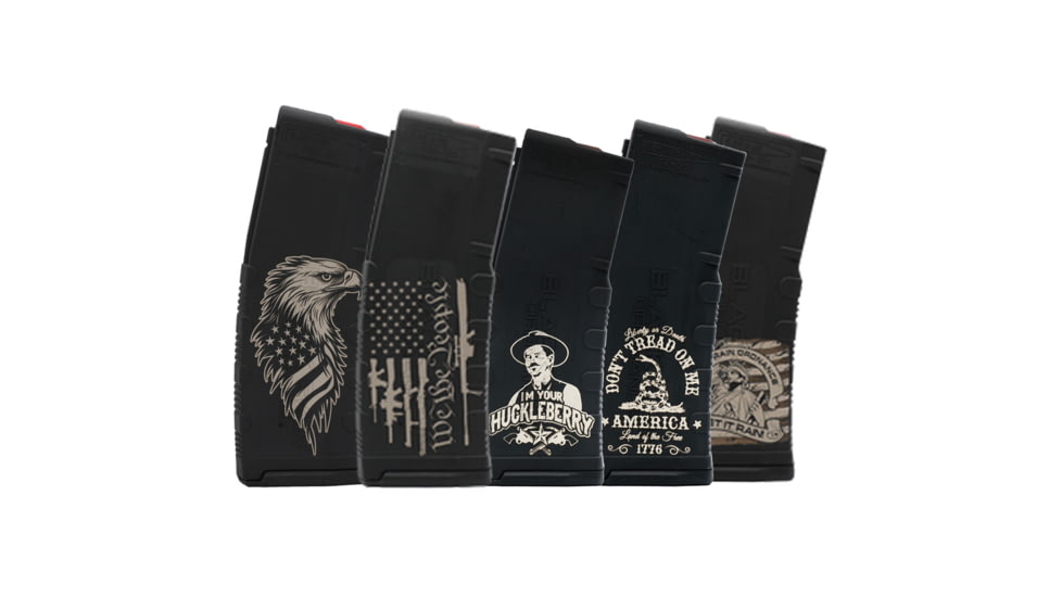 Black Rain Ordnance AR-15 30 Rounds Rifle Magazine - Package 1, Black, 5 Pack, BRO-NW25-MAGPKG1