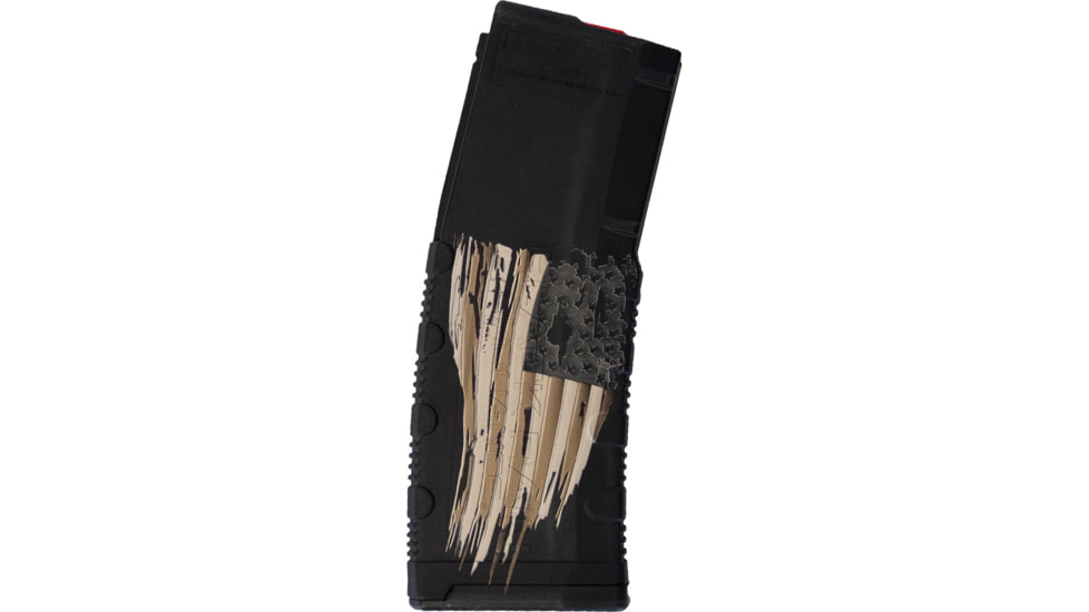 Black Rain Ordnance AR15 5.56 NATO/.223 Rem 30 Rounds Rifle Magazine, Tattered Flag, 30, 1703428