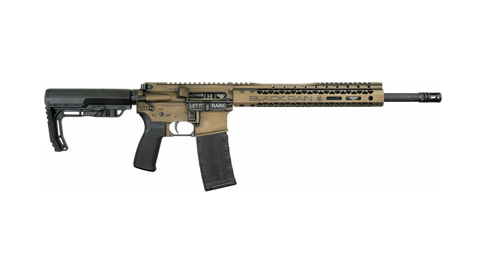 Black Rain Ordnance Black Spec+ Semi-Auto Rifle, 223 Rem/5.56 NATO, 16in Barrel