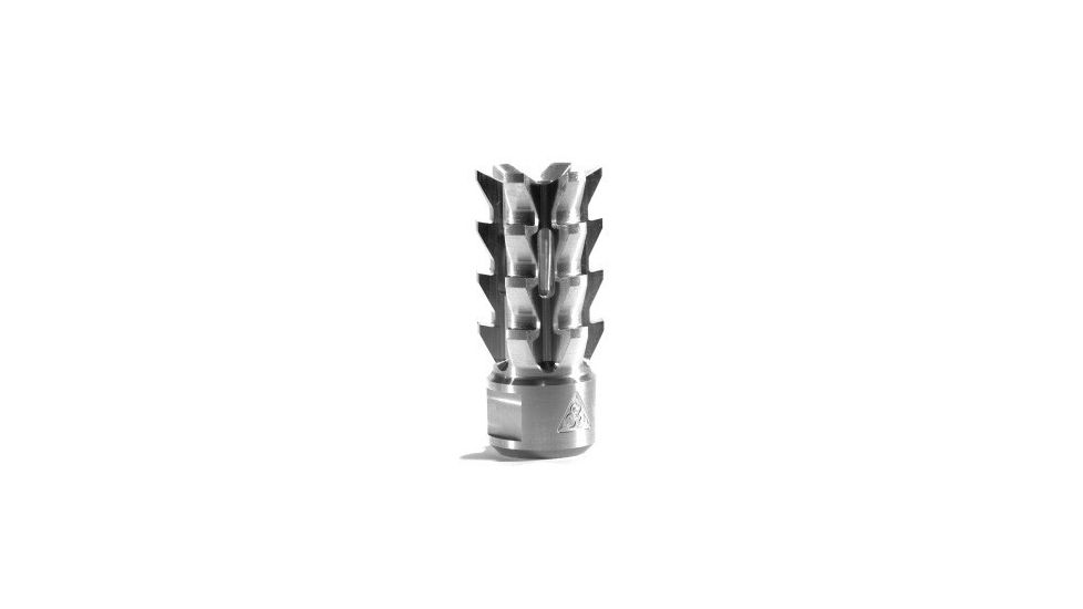 Black Rain Ordnance Milled Flash Suppressor, Machined Shiny, BRO-MFS-MACH