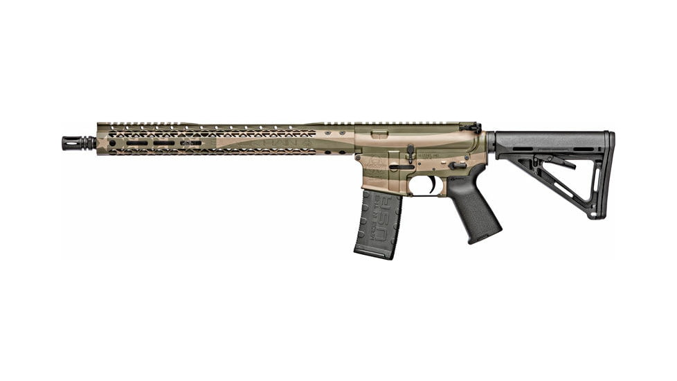 Black Rain Ordnance Spec+ Patriot Flag Semi-Auto Rifle, 223 Rem/5.56 NATO, 16in Barrel