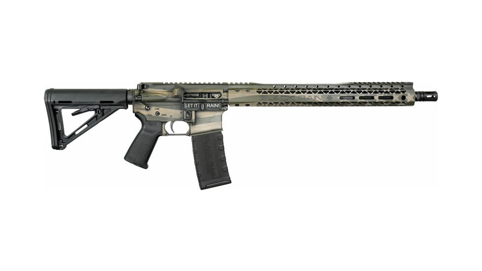 Black Rain Ordnance Spec+ Patriot Flag Semi-Auto Rifle, 223 Rem/5.56 NATO, 16in Barrel