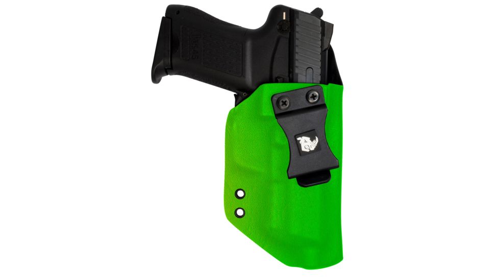 Black Rhino Concealment Concealed Carry IWB Holster System / 1911, Model 1911 4/25in Commander, Right Handed Shooter, Cant 15 Degrees, Zombie Green, 191204134230