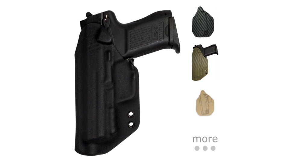Black Rhino Concealment Concealed Carry IWB Holster System for Smith and Wesson Shield 9MM Models, Black, Carbon Fiber Black, Carbon Fiber FDE, Coyote Brown, Desert Tan, Don't Tread On Me