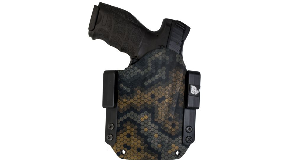 Black Rhino Concealment Tactical Carry Holster System / FN, Model FNX 45, Left Handed Shooter, Cant 10 Degrees, Hex Cam, 191204897449