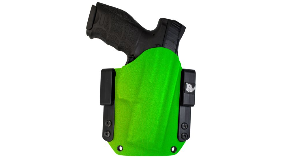 Black Rhino Concealment Tactical Carry Holster System / FN, Model FNX 45, Right Handed Shooter, Cant 15 Degrees, Zombie Green, 191204898538