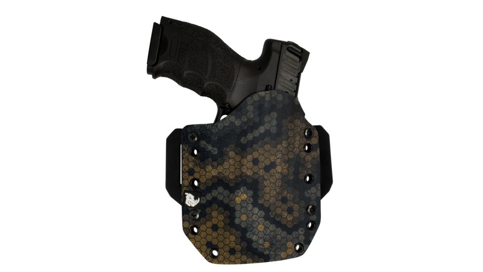 Black Rhino Concealment Tactical Carry Holster System / FN, Model FNX 45, Left Handed Shooter, Cant 10 Degrees, Hex Cam, 191204897449