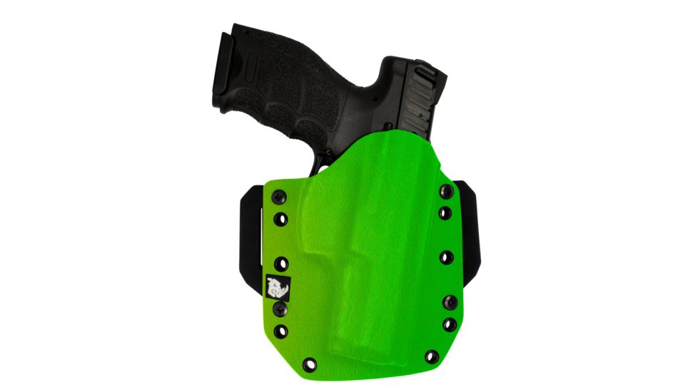 USED Black Rhino Concealment Tactical Carry Holster System / FN, Model FNX Tactical 45, Right Handed Shooter, Cant 15 Degrees, Zombie Green, 191204899979, EDEMO1