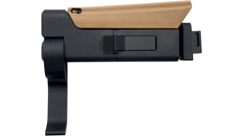 Black River Manufacturing ACX AK 4.5 Collapsible Rifle Stabilizing Brace, Coyote Brown, BRACXBAK45CB