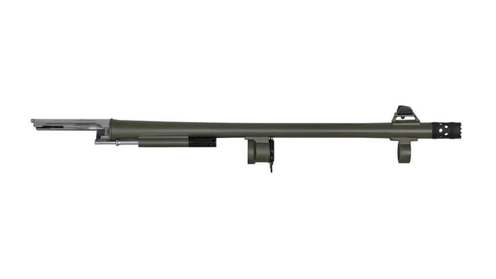 Black River Manufacturing Ported Benelli M4 12 Gauge Shotgun Barrel, 18.5 in, Chrome Linded, OD Green, BRBMPBOD