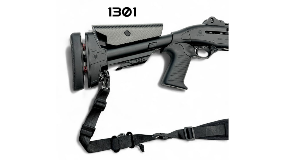 Black River Manufacturing Elite Beretta 1301 Collapsible Shotgun Stock, Carbon Fiber, BRPTCSCF