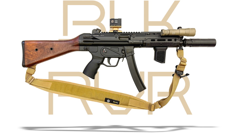 Black River Manufacturing MLOK Slanted Vertical X-Grip, Black, BRVXGSBK